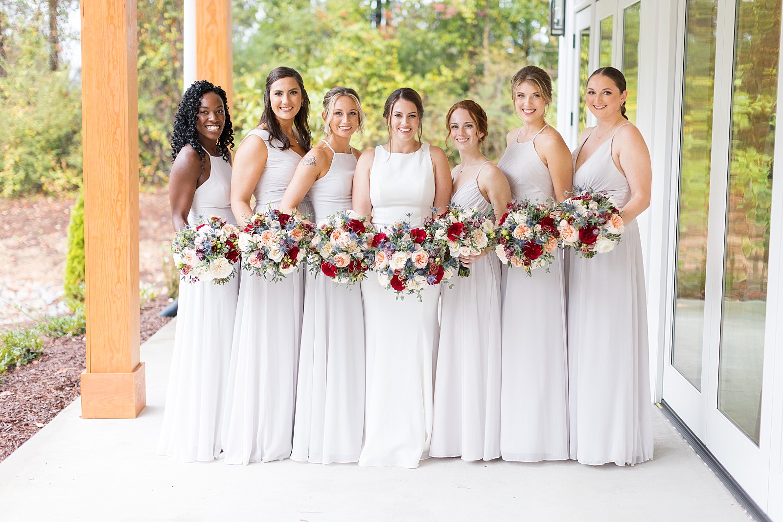 Wedding party |The Upchurch in Cary NC | Raleigh NC Wedding Photography
