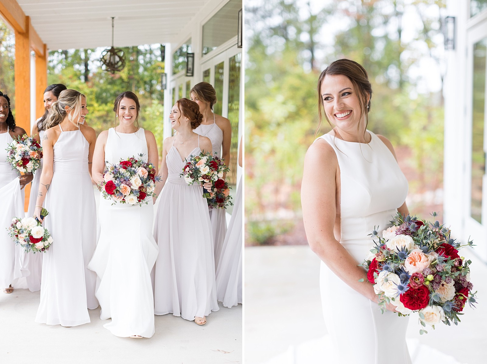 Wedding party at The Upchurch | Raleigh Wedding Photographer
