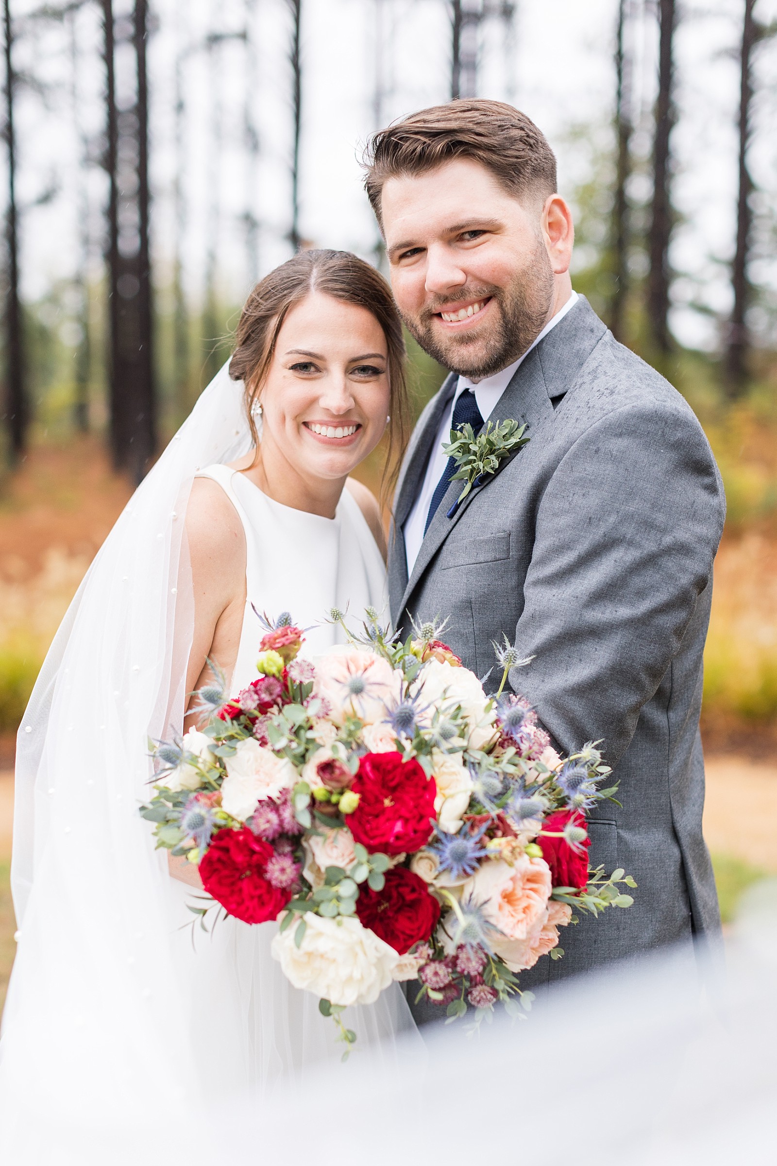 bride and groom at The Upchurch in Cary NC | Raleigh NC Wedding Photography | Sarah Hinckley Photography