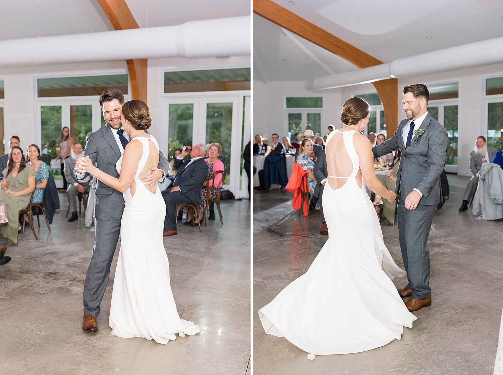 bride and groom first dance | Raleigh NC Wedding Photography