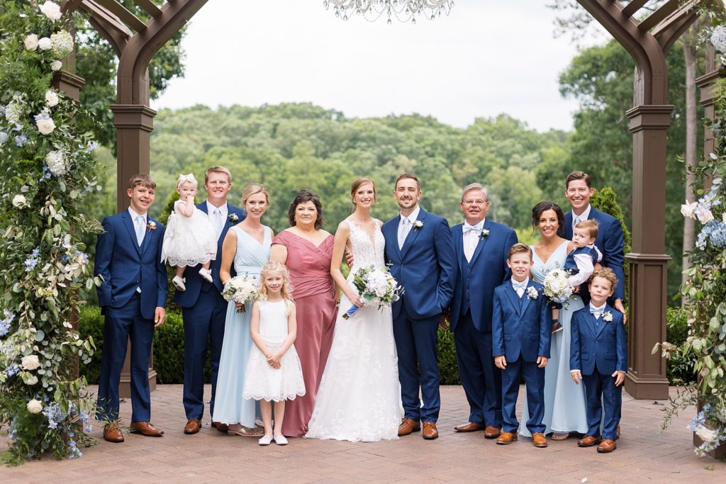Family photo combinations for your wedding day