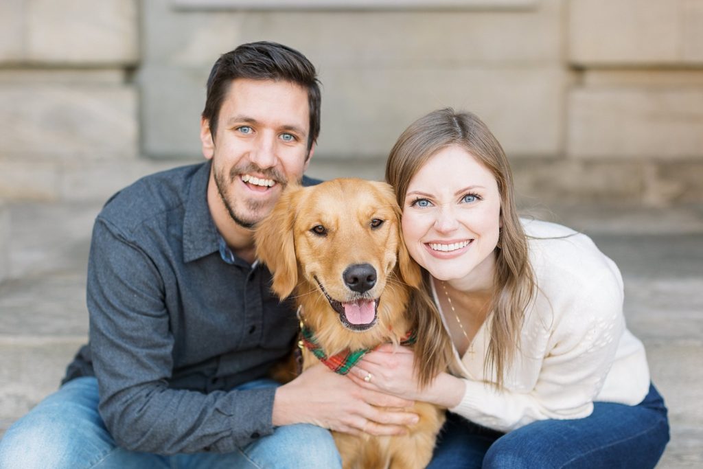 Engagement photo tips with your dog in Raleigh NC