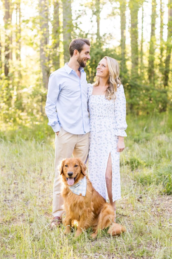 Tips for taking engagement photos with your dog