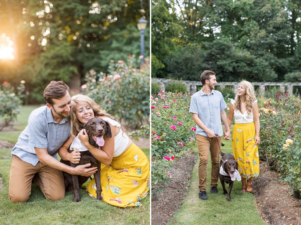 Tips for bringing your dog to your engagement session in Raleigh NC