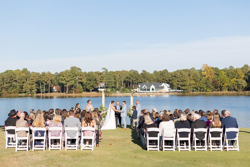 ceremony  | Bentwinds Country Club Wedding | Fall Wedding | North Carolina Wedding | Raleigh NC Wedding Photographer | Sarah Hinckley Photography