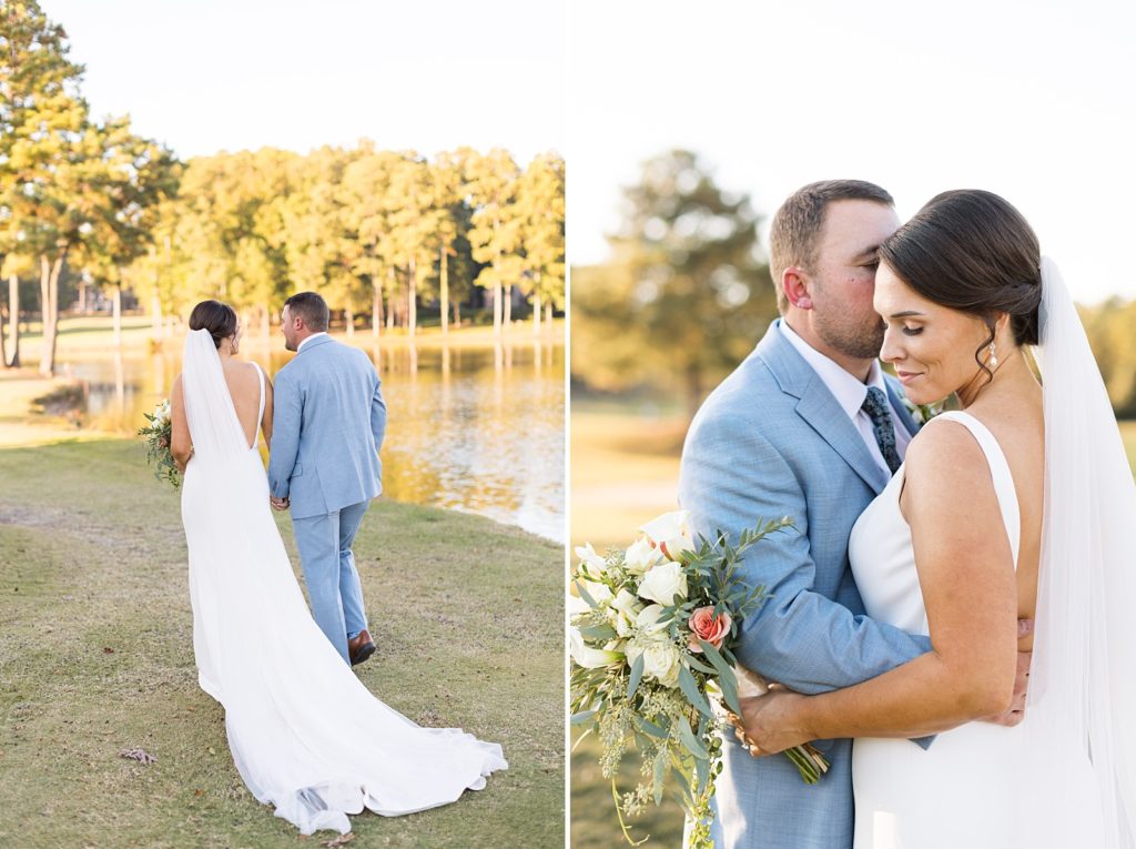 bride and groom | Bentwinds Country Club Wedding | Fall Wedding | North Carolina Wedding | Raleigh NC Wedding Photographer | Sarah Hinckley Photography