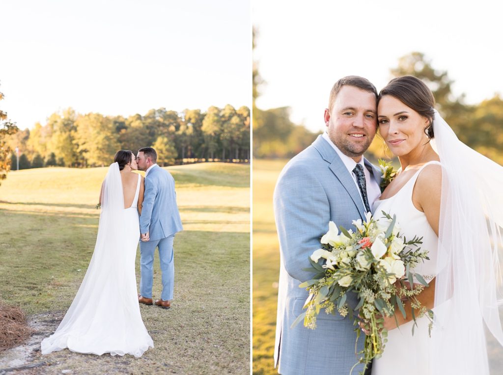 bride and groom| Fall Wedding | North Carolina Wedding | Raleigh NC Wedding Photographer | Sarah Hinckley Photography