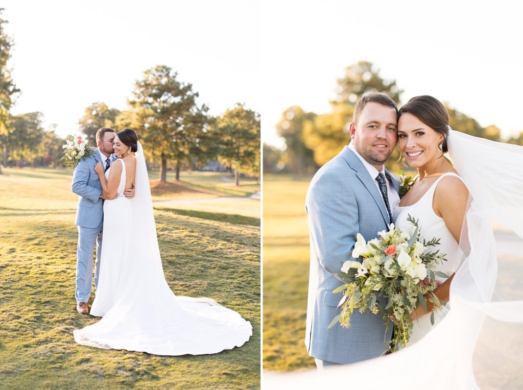 bride and groom | Bentwinds Country Club Wedding | Raleigh NC Wedding Photographer | Sarah Hinckley Photography