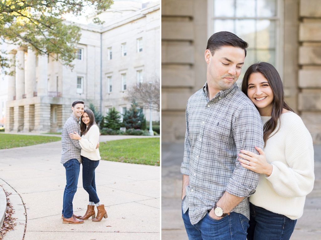 City engagement photoshoot | Downtown Raleigh Engagement Photoshoot | Raleigh NC Wedding & Engagement Photographer 