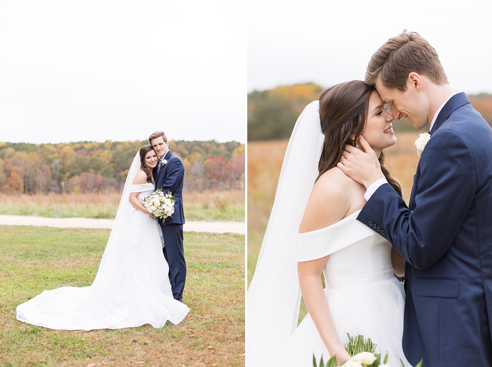 Wedding photo inspirations | Fall Wedding at The Meadows in Raleigh | Raleigh NC Wedding Photographer