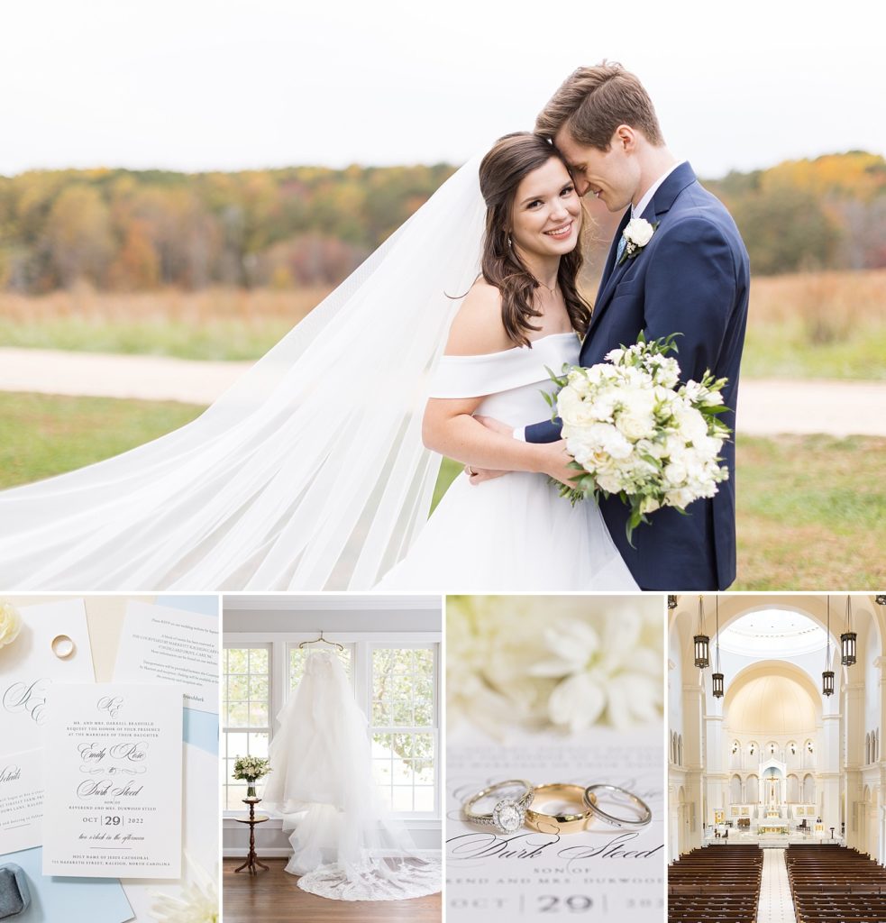 Fall Wedding at The Meadows in Raleigh | Raleigh NC Wedding Photographer