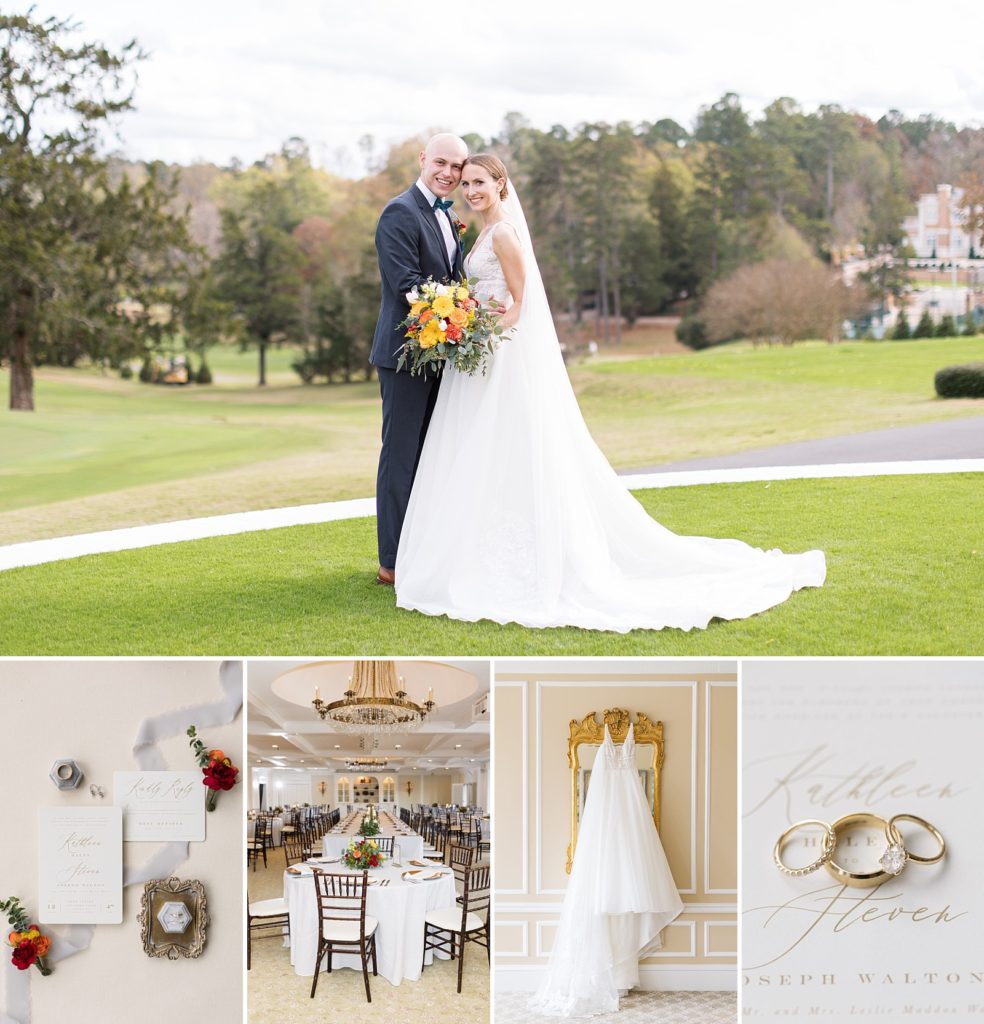 Fall wedding at Hope Valley Country Club | Durham Wedding | Raleigh NC wedding photographer 