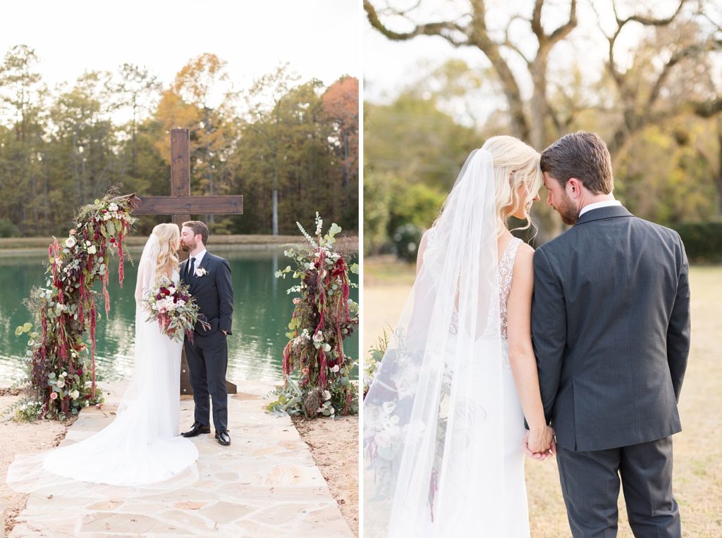 bride and groom | Fall wedding at Walnut Hill in Raleigh NC | Raleigh NC wedding photographer 