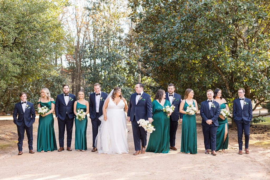 Christmas wedding outfit inspiration Emerald Christmas Wedding at The Sutherland Estate | Raleigh NC Wedding Photographer