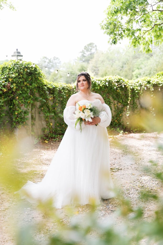 whimsical bridal inspiration | Raleigh NC wedding photographer
