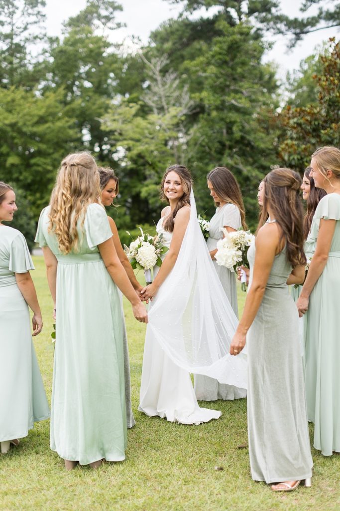 mint bridesmaid inspiration | Raleigh NC wedding photographer