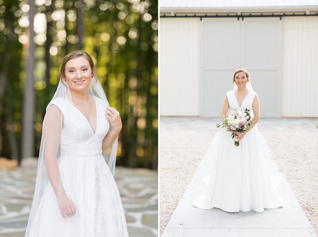 Bridal portrait poses | Bridal Portraits at Carolina Grove | Raleigh NC Wedding Photographer 