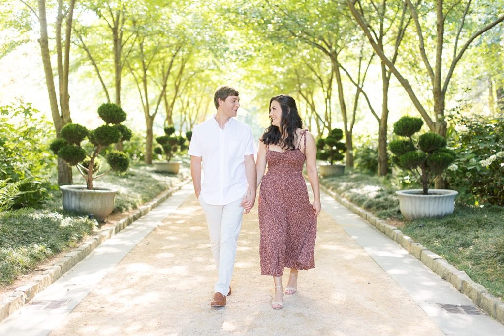 locations for engagement sessions in Raleigh NC | Duke Gardens engagement photos | Raleigh NC wedding photographer 