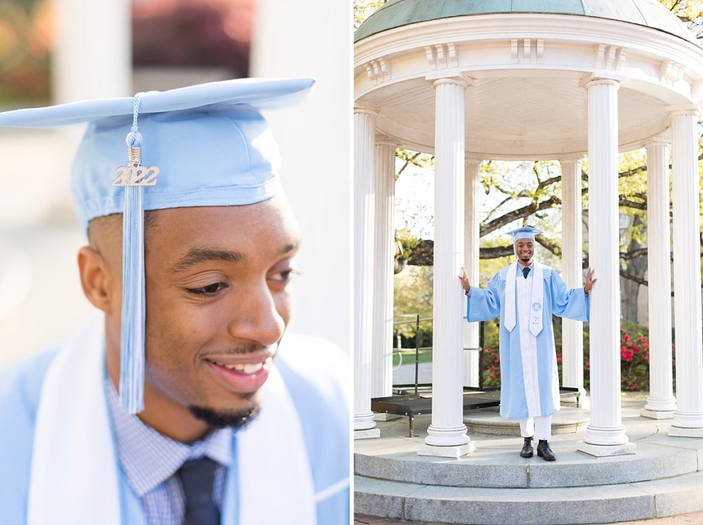 Graduation photos at the Old Well | Raleigh Senior Photographer | Chapel Hill Senior Photographer