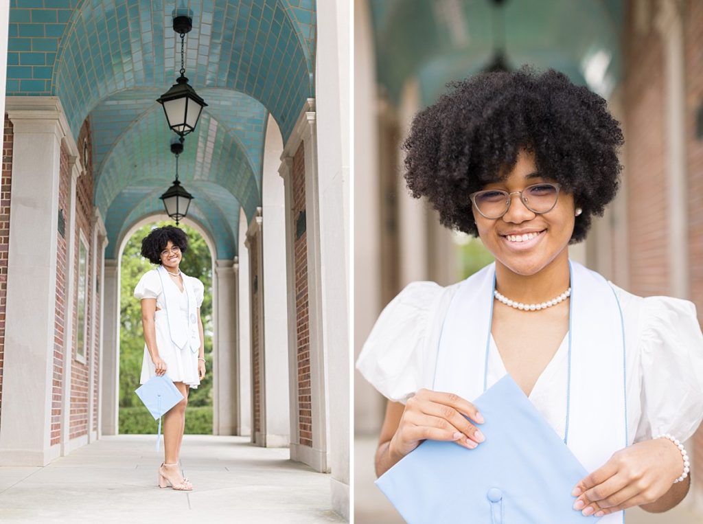 UNC Grad Photos at the Bell Tower | Chapel Hill Senior Photographer 