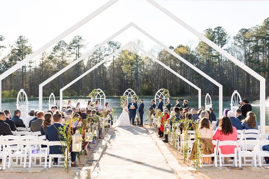 ceremony | Tangled Inspired Spring Wedding at Walnut Hill | Raleigh NC Wedding Photographer