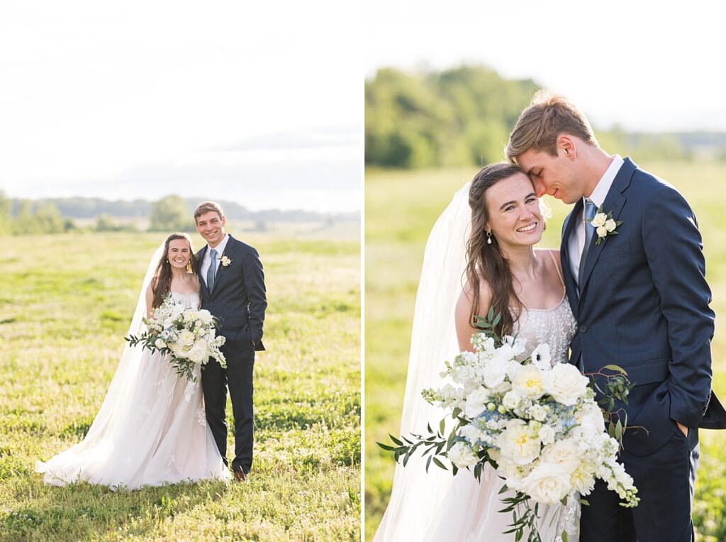 Bride and groom embracing outside barn | Amazing Graze Barn Wedding | Amazing Graze Barn Wedding Photographer