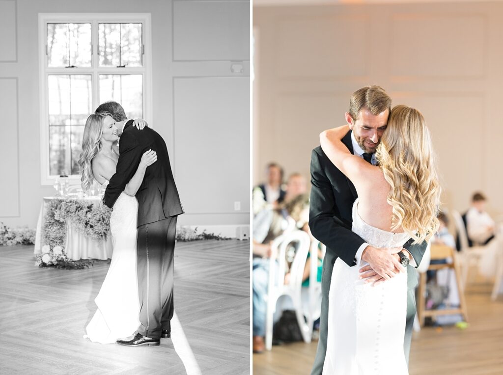 Bride and groom dancing on dance floor | The Bradford Wedding | The Bradford Wedding Photographer 