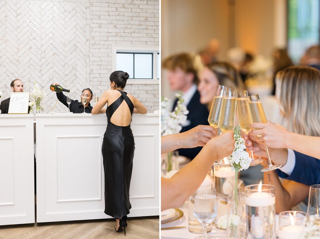 Guests enjoying a cocktail during reception | The Bradford Wedding | The Bradford Wedding Photographer 
