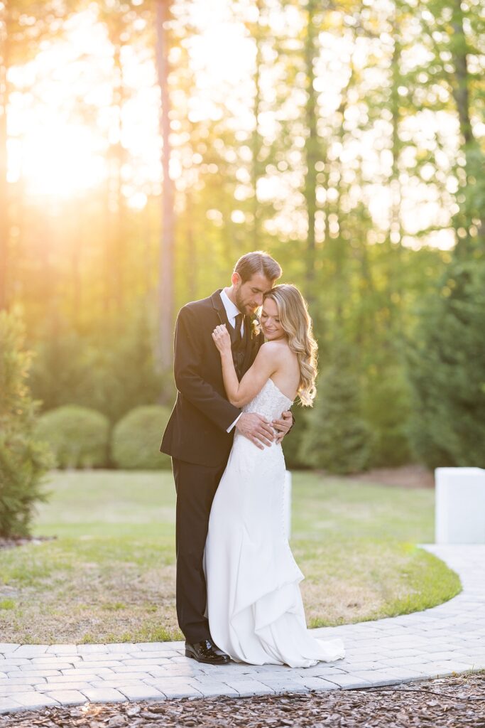 Bride and groom during golden hour | The Bradford Wedding | The Bradford Wedding Photographer 