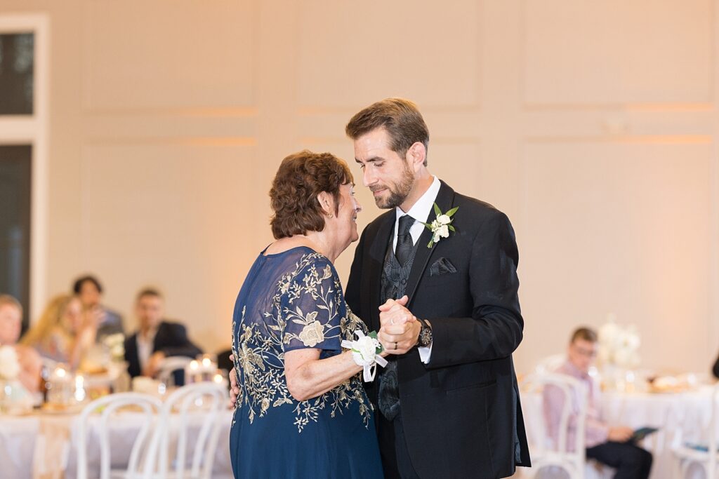 Groom dancing with his mom | The Bradford Wedding | The Bradford Wedding Photographer 