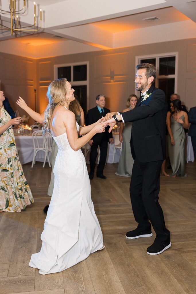 Bride and groom dancing | The Bradford Wedding | The Bradford Wedding Photographer 