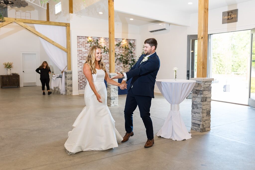 Bride and groom first dance | The Evermore Wedding | The Evermore Wedding Photographer | Raleigh NC Wedding Photographer