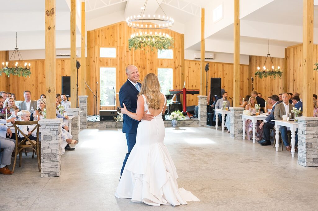 Father daughter dance | The Evermore Wedding | The Evermore Wedding Photographer | Raleigh NC Wedding Photographer