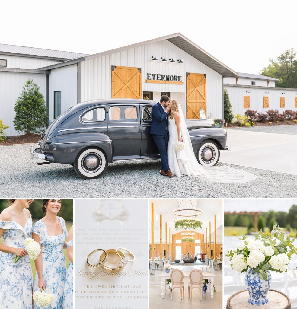 Blue and white classic wedding | The Evermore Wedding | The Evermore Wedding Photographer | Raleigh NC Wedding Photographer