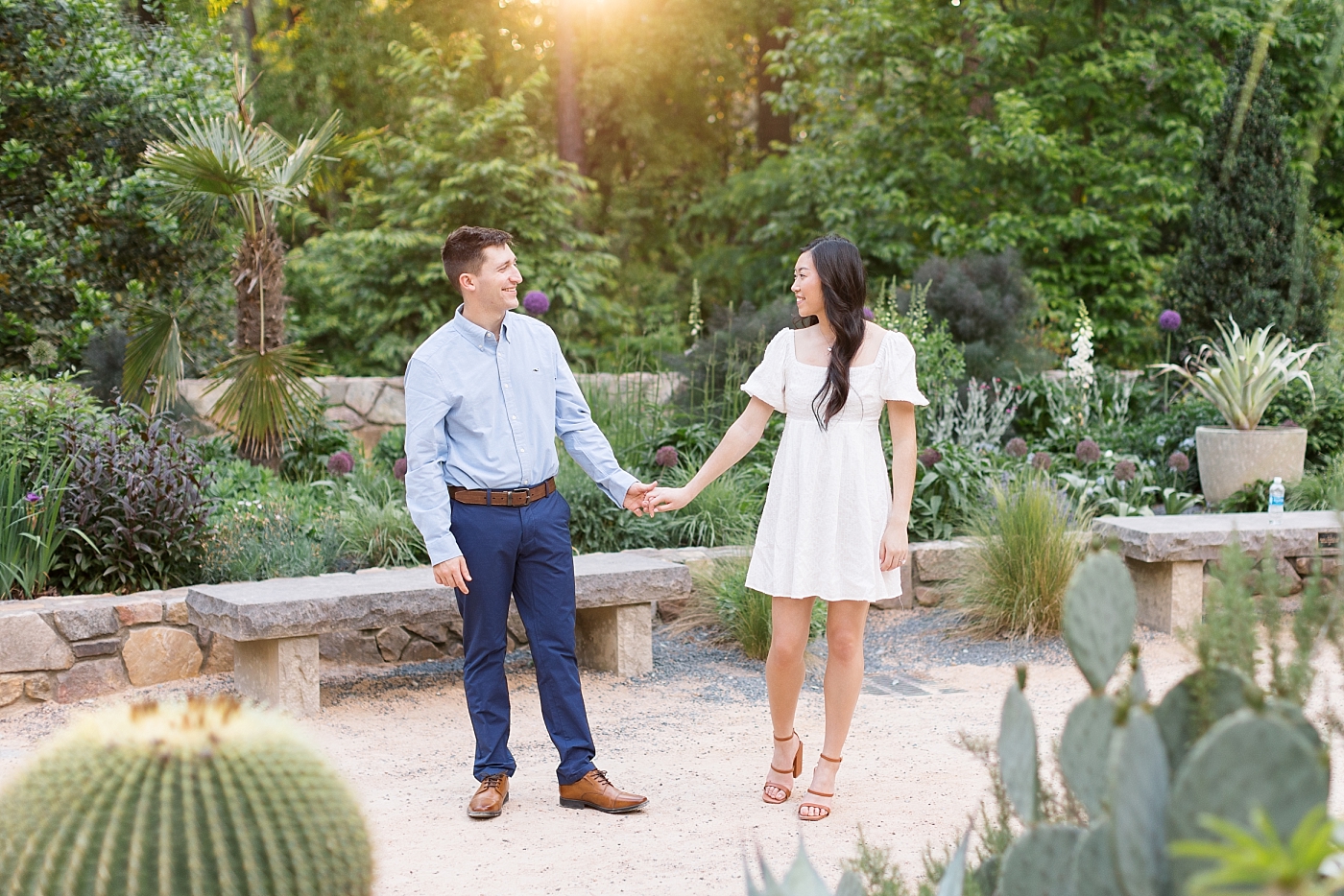 Duke Gardens Engagement Photos | Raleigh Wedding Photographer | Sarah Hinckley Photography | Haley and Ryan