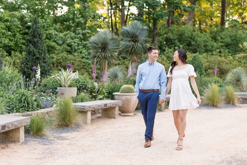 Inspiration for engagement photos | Duke Gardens engagement photos | Raleigh NC wedding photographer 
