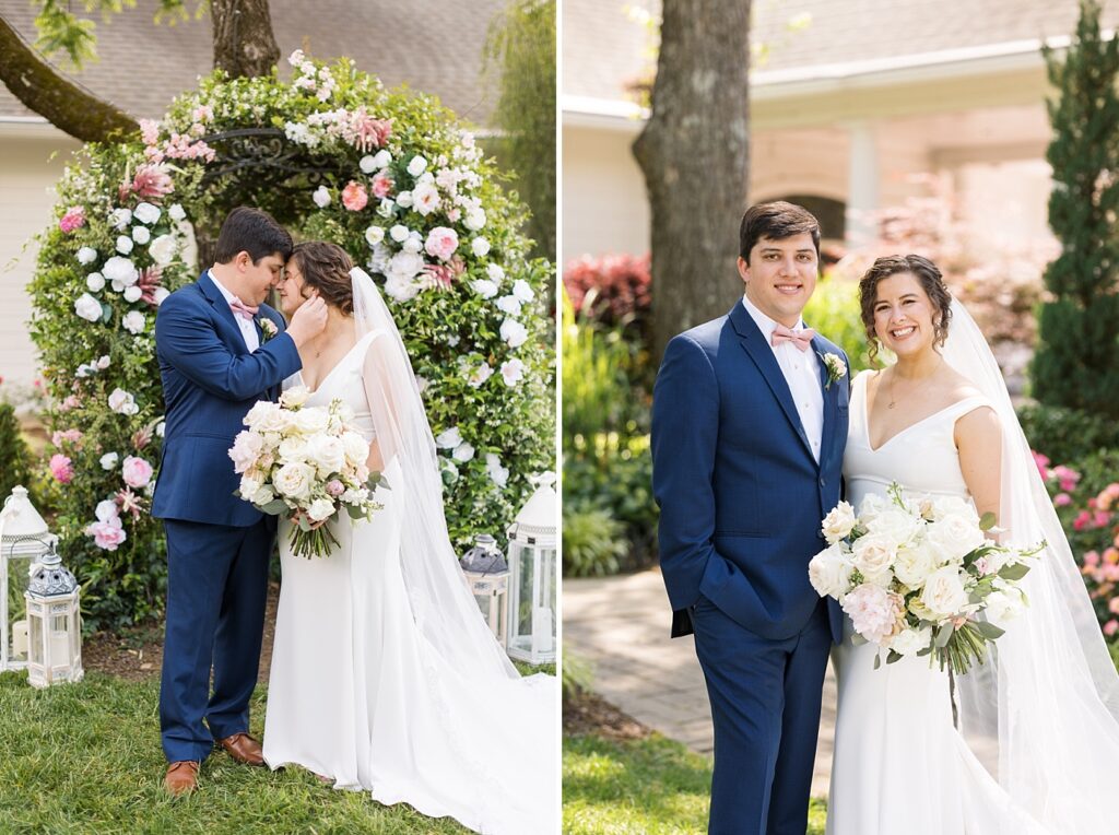 Bride and groom outfit inspiration | Spring Wedding | The Matthews House Wedding | The Matthews House Wedding Photographer | Raleigh NC Wedding Photographer