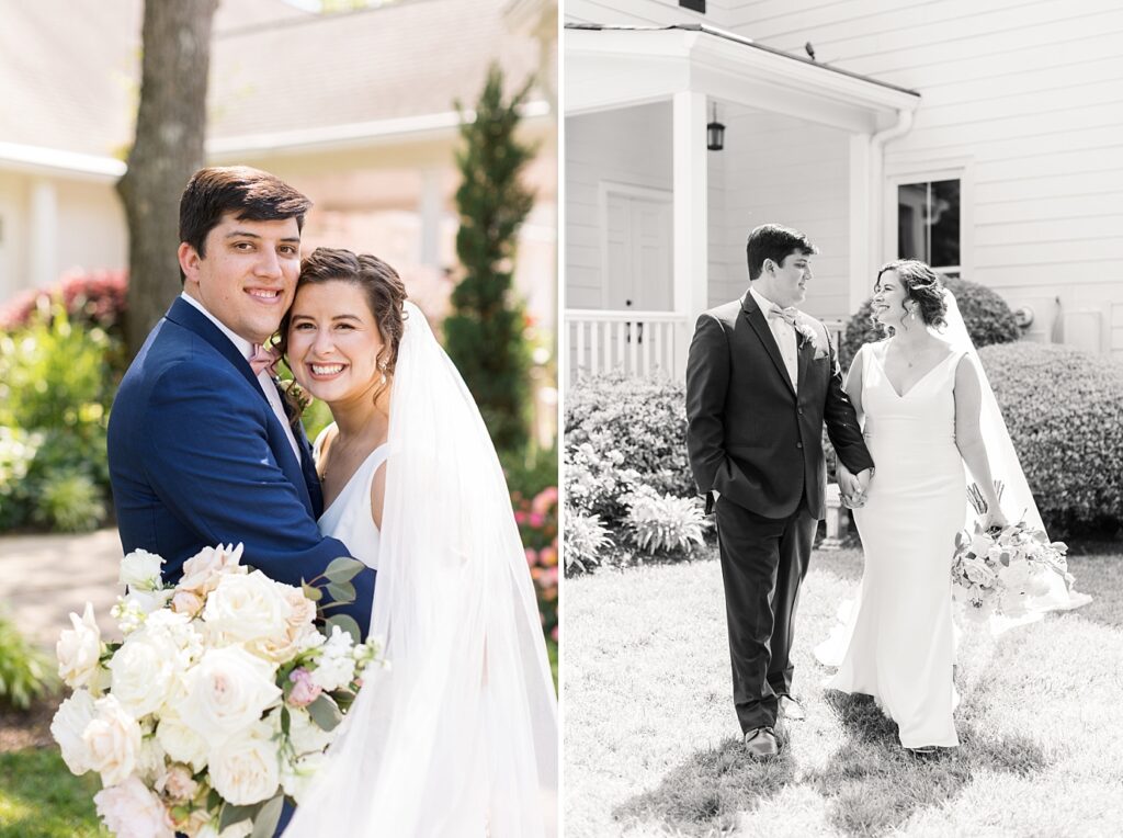 Bride and groom wedding inspiration | Spring Wedding | The Matthews House Wedding | The Matthews House Wedding Photographer | Raleigh NC Wedding Photographer