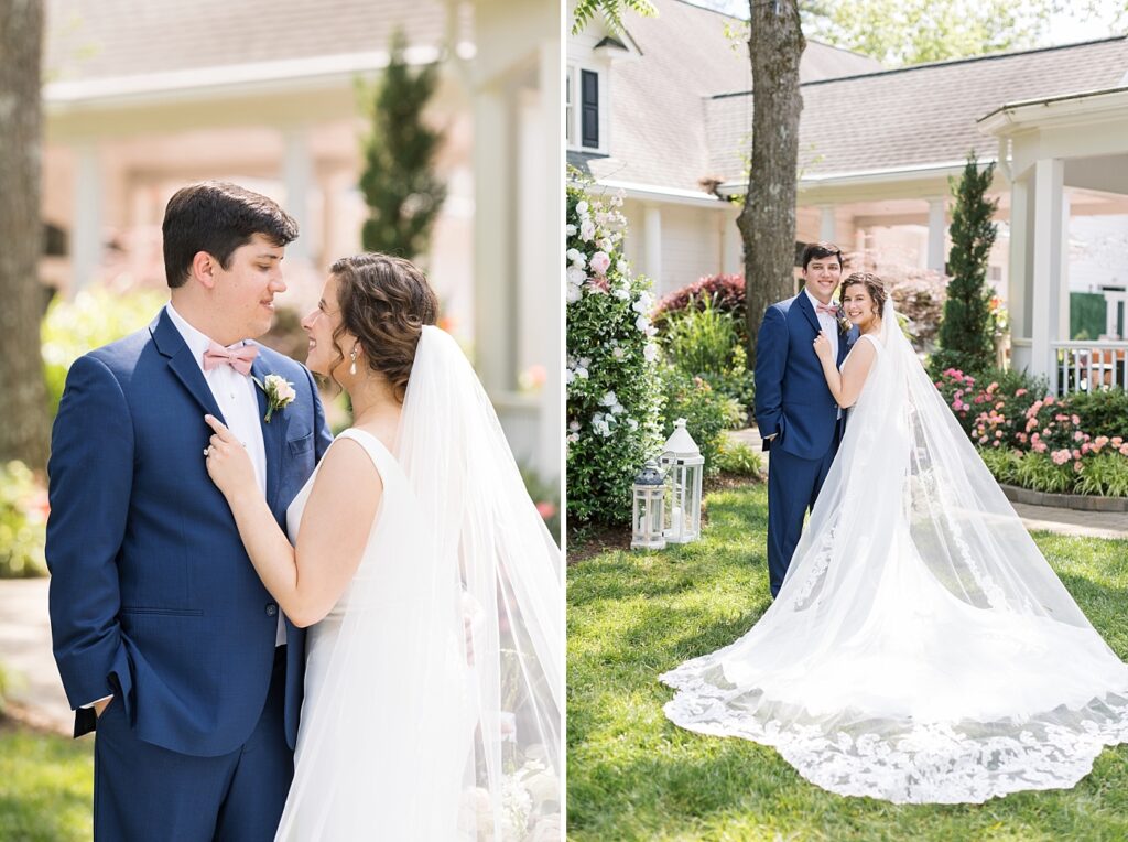 Bridal veil inspiration | Spring Wedding | The Matthews House Wedding | The Matthews House Wedding Photographer | Raleigh NC Wedding Photographer