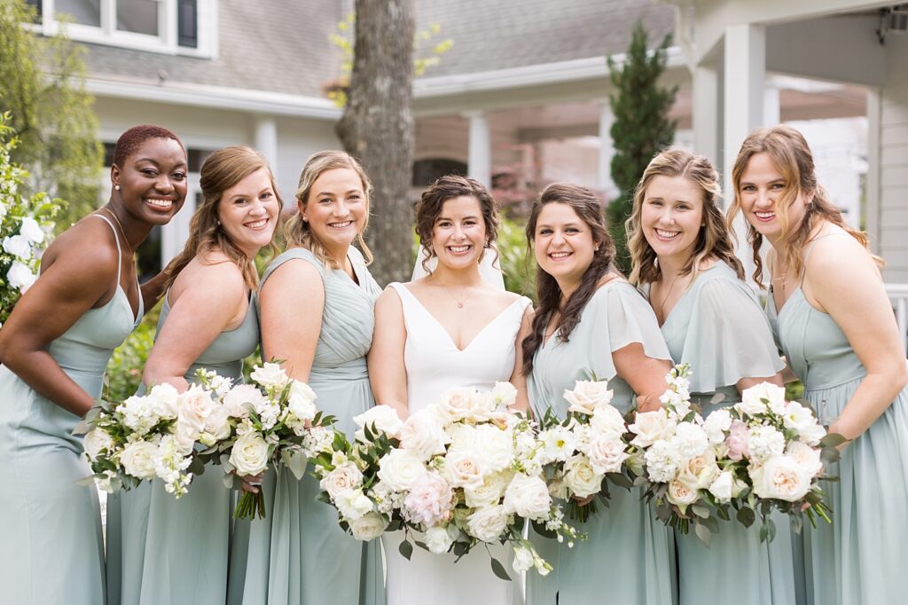 Bridesmaid dress inspiration | Spring Wedding | The Matthews House Wedding | The Matthews House Wedding Photographer | Raleigh NC Wedding Photographer