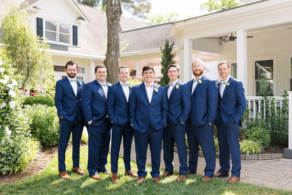 Groomsmen outfit inspiration | Spring Wedding | The Matthews House Wedding | The Matthews House Wedding Photographer | Raleigh NC Wedding Photographer
