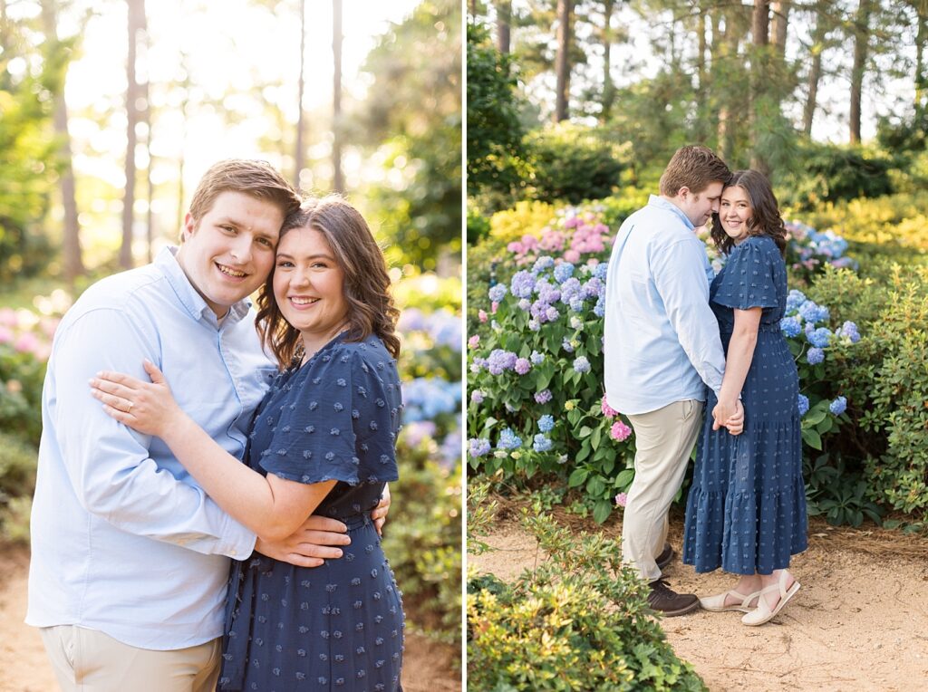 Engagement outfit inspiration | WRAL Gardens engagement photos | Raleigh NC wedding photographer 