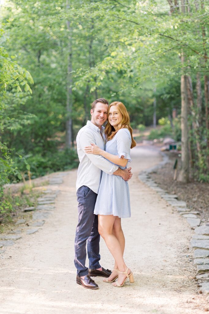 Location idea for engagement session in Raleigh | Yates Mill engagement photos | Raleigh NC wedding photographer 