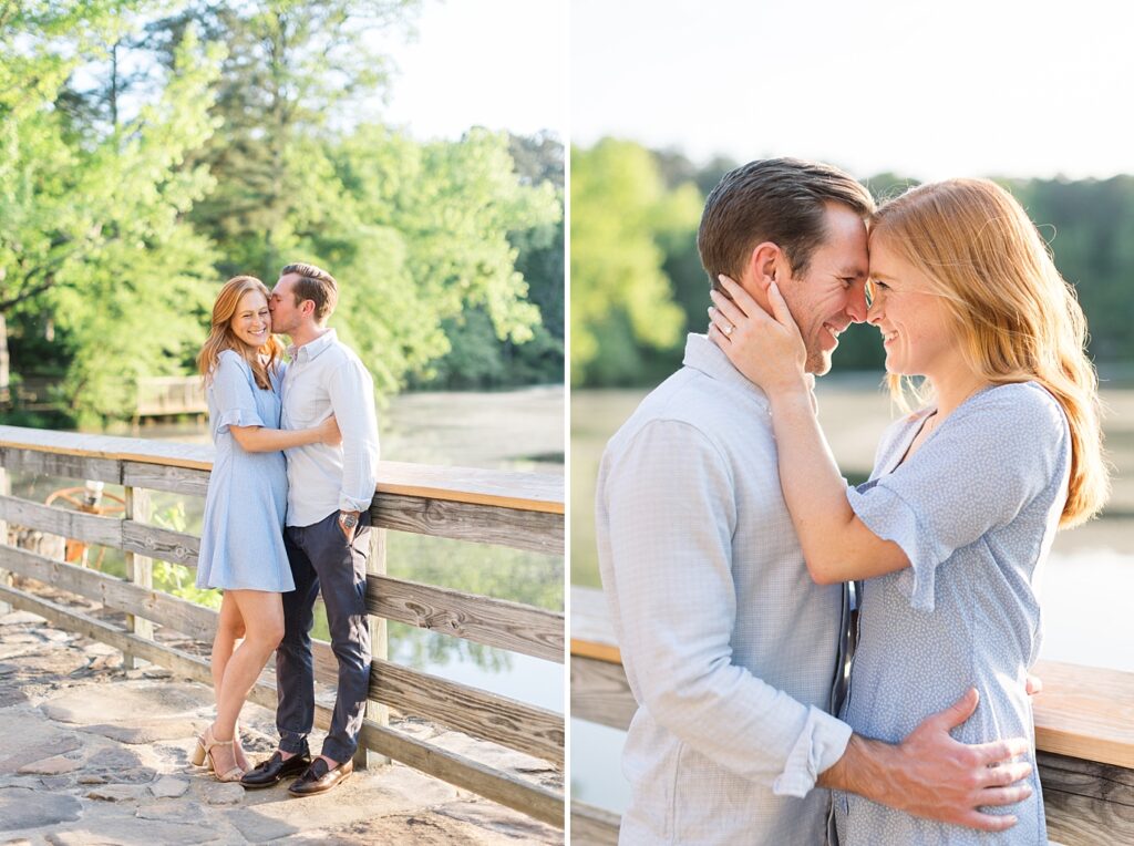 Lake inspired engagement session | Yates Mill engagement photos | Raleigh NC wedding photographer 