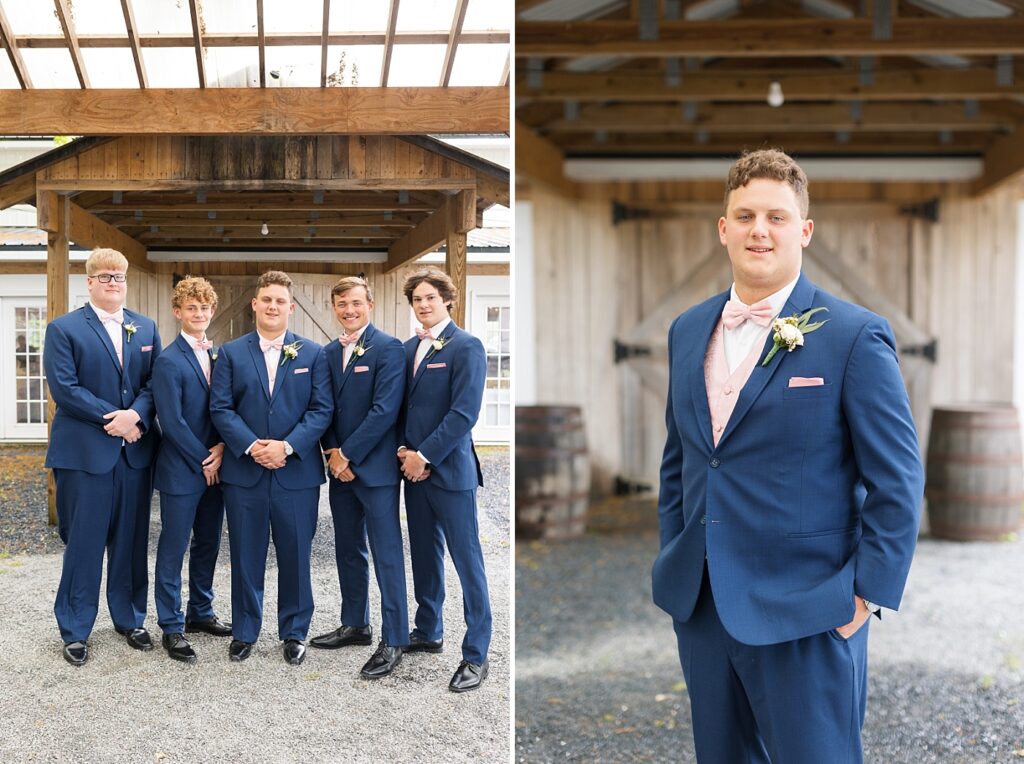 Groom and groomsmen outfit inspiration | Harvest House Wedding | Harvest House Photographer | Raleigh NC Wedding Photographer