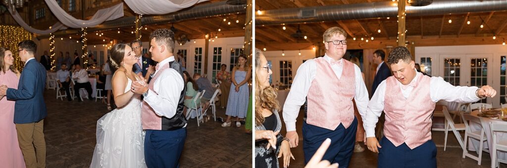 Bride and groom dancing | Rustic wedding | Harvest House Wedding | Harvest House Photographer | Raleigh NC Wedding Photographer