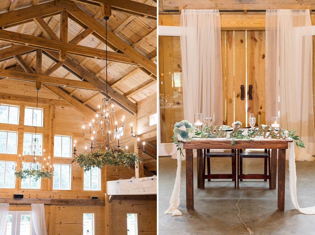 Barn Venue details and chandelier closeup | Rustic Wedding | Twin Oaks Barn Wedding | Twin Oaks Barn Wedding Photographer | Raleigh NC Wedding Photographer