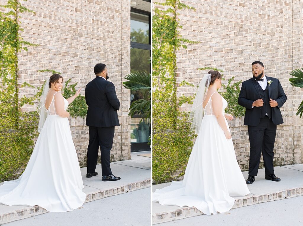 Example wedding day photography timeline with multiple locations and a first look