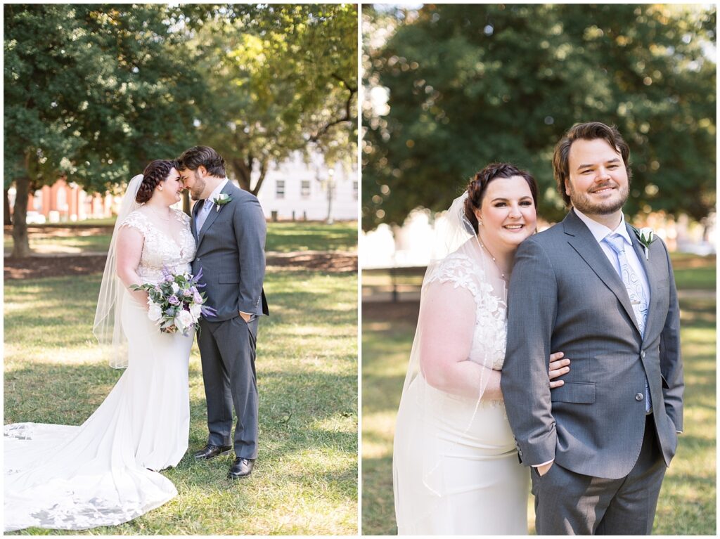 Bride and groom posing inspiration | Caffe Luna Wedding | Caffe Luna Wedding Photographer | Raleigh NC Wedding Photographer