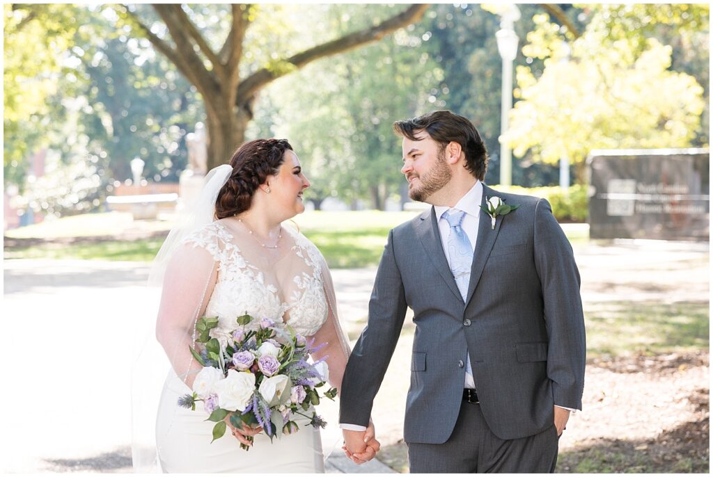 Posing inspiration for bride and groom | Caffe Luna Wedding | Caffe Luna Wedding Photographer | Raleigh NC Wedding Photographer